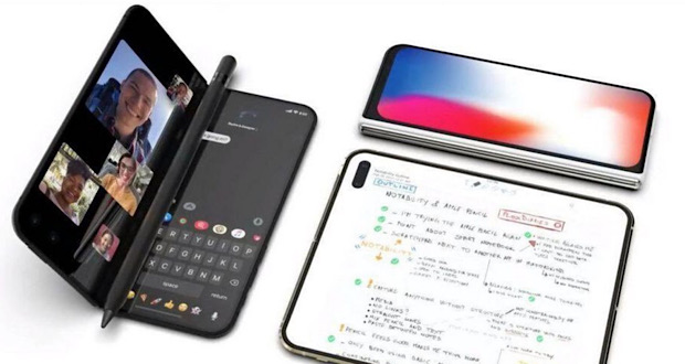 foldable iphone could support apple pencil - آیفون تاشو اپل با پشتیبانی از Apple Pencil عرضه خواهد شد